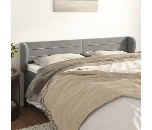 Voodipeats Servadega, Helehall, 183X23X78/88 cm Samet