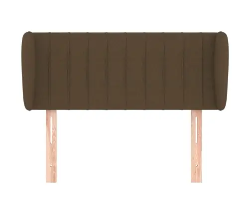 Galvgalis Ar Malām, 83 X 23 X 78/88 Cm, Tumši Brūns Audums Vidaxl