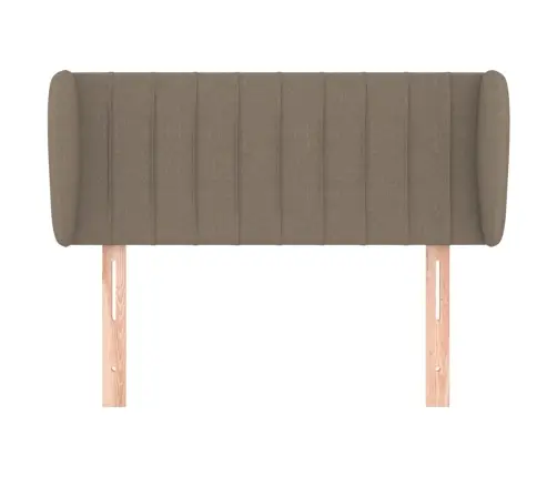 Galvgalis Ar Malām, 83X23X78/88 Cm, Pelēkbrūns Audums Vidaxl