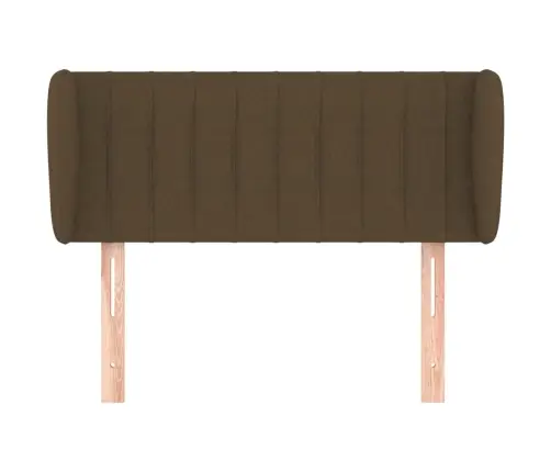 Voodipeats Servadega, Tumepruun, 93X23X78/88 cm Kangas