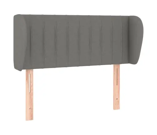 Galvgalis Ar Malām, 103X23X78/88 Cm, Tumši Pelēks Audums Vidaxl