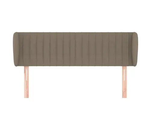 Galvūgalis Su Auselėmis,Taupe Spalvos,147X23X78/88cm Audinys Galvūgalis Su Auselėmis,Taupe Spalvos,147X23X78/88cm Audinys