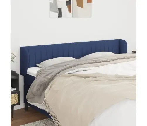 Voodipeats Servadega, Sinine, 183X23X78/88 cm Kangas