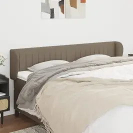 Galvūgalis Su Auselėmis,Taupe Spalvos,203X23X78/88 cm Audinys