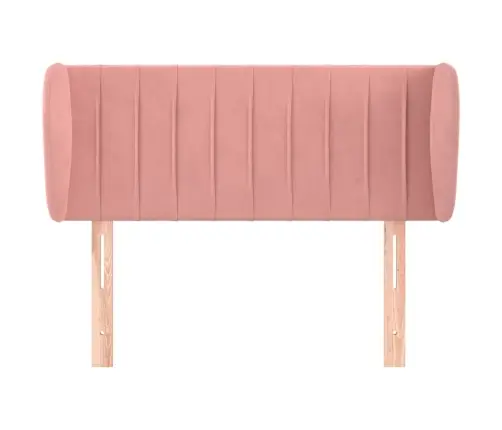 Voodipeats Servadega, Roosa, 83X23X78/88 cm Samet