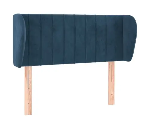 Galvgalis Ar Malām, Tumši Zils Samts, 93X23X78/88 Cm Vidaxl