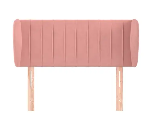 Voodipeats Servadega, Roosa, 93X23X78/88 cm Samet