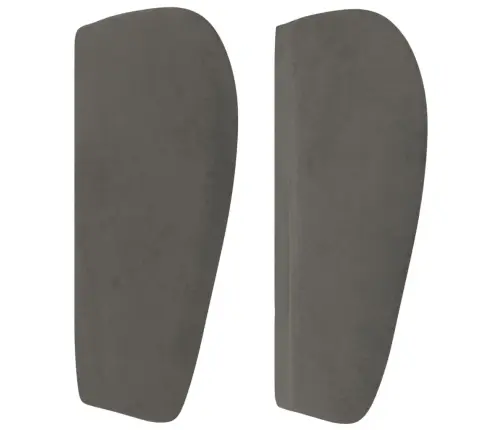 Galvgalis Ar Malām, Tumši Pelēks Samts, 103X23X78/88 Cm, Vidaxl Galvgalis Ar Malām, Tumši Pelēks Samts, 103X23X78/88 Cm, Vidaxl
