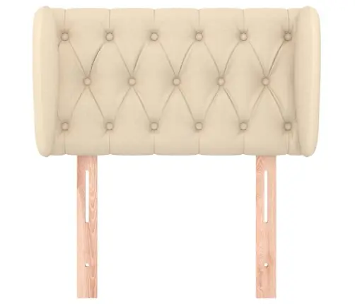 Galvūgalis Su Auselėmis, Kreminės,83X23X78/88 cm Audinys