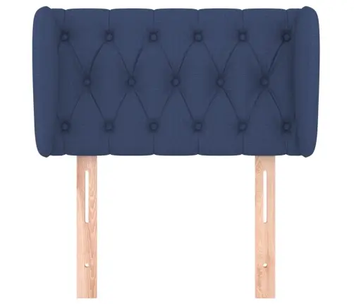 Galvūgalis Su Auselėmis, Mėlynos Spalvos,83X23X78/88cm Audinys