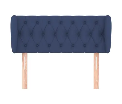 Galvūgalis Su Auselėmis, Mėlynos Spalvos,93X23X78/88cm Audinys