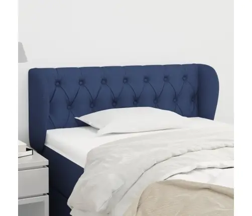 Galvgalis Ar Malām, 103X23X78/88 Cm, Zils Audums Vidaxl