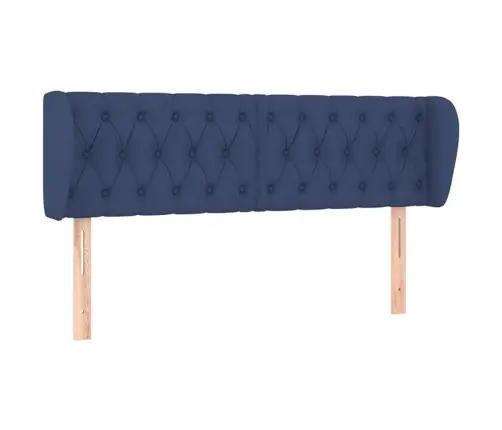 Galvgalis Ar Malām, 147X23X78/88 Cm, Zils Audums Vidaxl