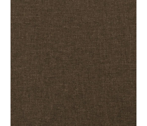 Galvgalis Ar Malām,163X23X78/88 Cm, Tumši Brūns Audums Vidaxl