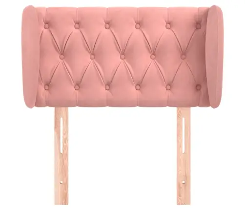 Galvgalis Ar Malām, Rozā Samts, 83X16X78/88 Cm Vidaxl