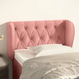 Galvgalis Ar Malām, Rozā Samts, 83X16X78/88 Cm Vidaxl