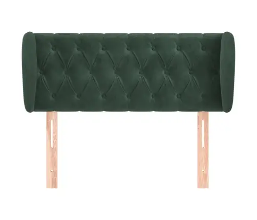 Voodipeats Servadega, Tumeroheline, 93X23X78/88 cm Samet