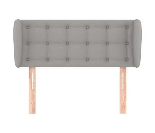 Galvgalis Ar Malām, 83X23X78/88 Cm, Gaiši Pelēks Audums Vidaxl