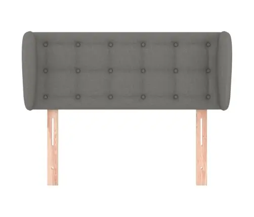 Galvgalis Ar Malām, 83X23X78/88 Cm, Tumši Pelēks Audums Vidaxl