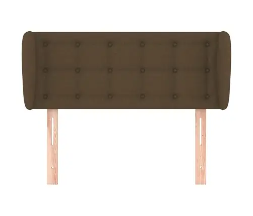 Voodipeats Servadega, Tumepruun, 83X23X78/88 cm Kangas