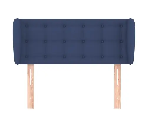 Galvūgalis Su Auselėmis, Mėlynos Spalvos,93X23X78/88cm Audinys