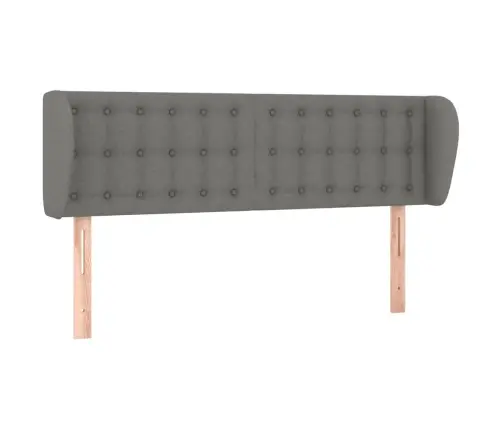 Galvgalis Ar Malām, 147X23X78/88 Cm, Tumši Pelēks Audums Vidaxl Galvgalis Ar Malām, 147X23X78/88 Cm, Tumši Pelēks Audums Vidaxl