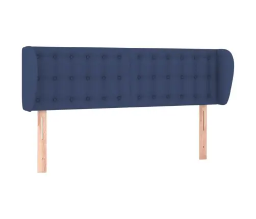 Galvgalis Ar Malām, 147X23X78/88 Cm, Zils Audums Vidaxl