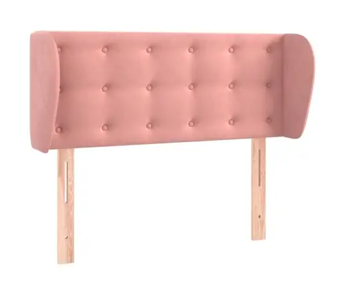 Galvgalis Ar Malām, Rozā Samts, 83X16X78/88 Cm Vidaxl