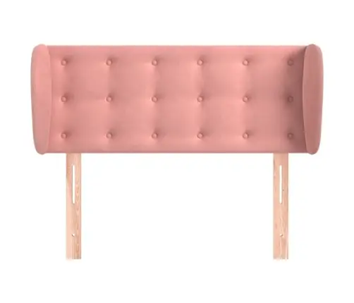 Galvgalis Ar Malām, Rozā Samts, 83X16X78/88 Cm Vidaxl