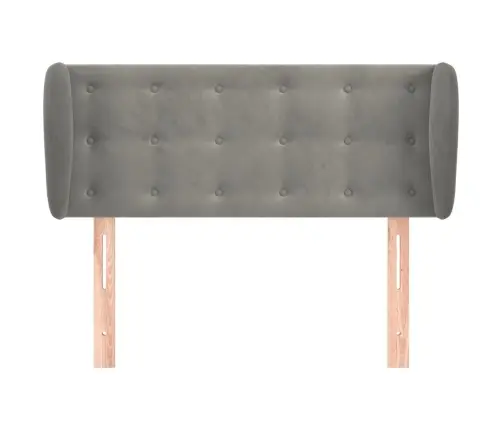 Voodipeats Servadega, Helehall, 93X23X78/88 cm Samet Voodipeats Servadega, Helehall, 93X23X78/88 cm Samet