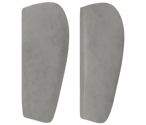 Voodipeats Servadega, Helehall, 103X23X78/88 cm Samet