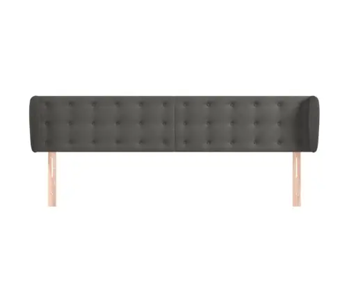 Voodipeats Servadega, Tumehall, 163X23X78/88 cm Samet