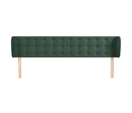 Voodipeats Servadega, Tumeroheline, 163X23X78/88 cm Samet