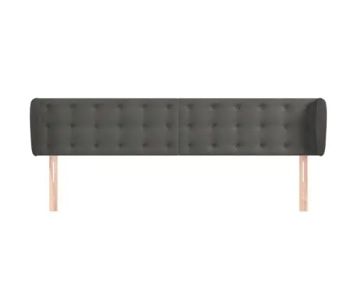 Voodipeats Servadega, Tumehall, 183X23X78/88 cm Samet