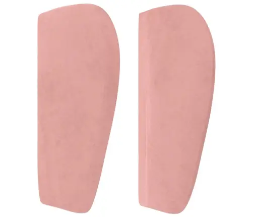 Galvgalis Ar Malām, Rozā Samts, 183X23X78/88 Cm Vidaxl