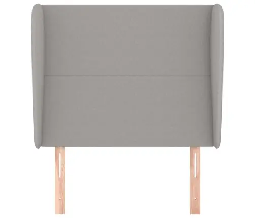 Galvūgalis Su Auselėmis, Pilkas, 83X23X118/128cm Audinys