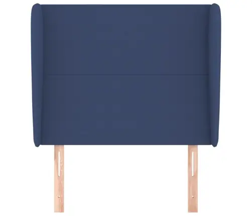 Galvgalis Ar Malām, 83X23X118/128 Cm, Zils Audums Vidaxl