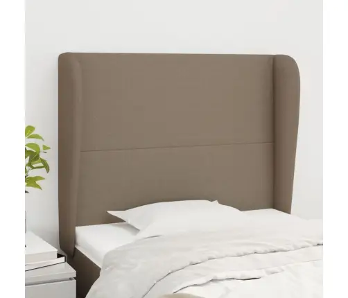 Voodipeats Servadega, Pruunikashall, 103X23X118/128 cm Kangas