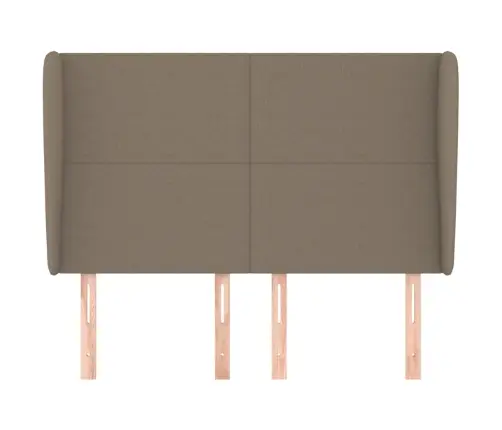 Galvūgalis Su Auselėmis, Taupe, 147X23X118/128cm Audinys