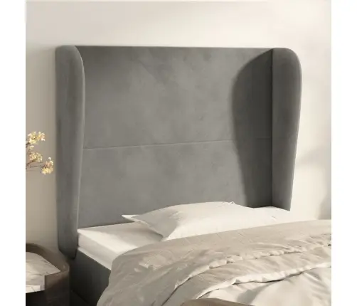 Voodipeats Servadega, Helehall, 83X23X118/88 cm Samet