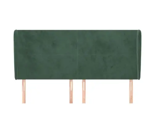 Voodipeats Servadega, Tumeroheline, 203X23X118/128 cm Samet