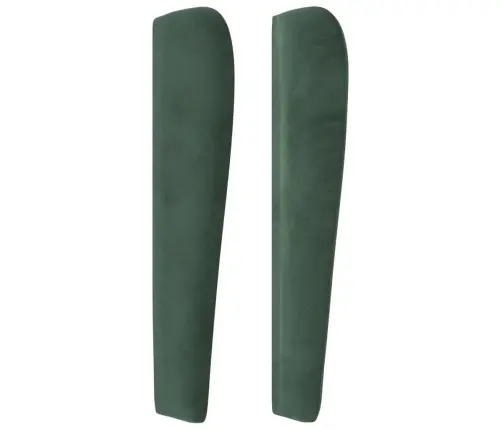 Voodipeats Servadega, Tumeroheline, 203X23X118/128 cm Samet