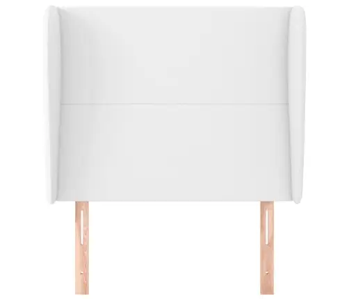 Voodipeats Servadega, Valge, 83X23X118/88 cm Kunstnahk