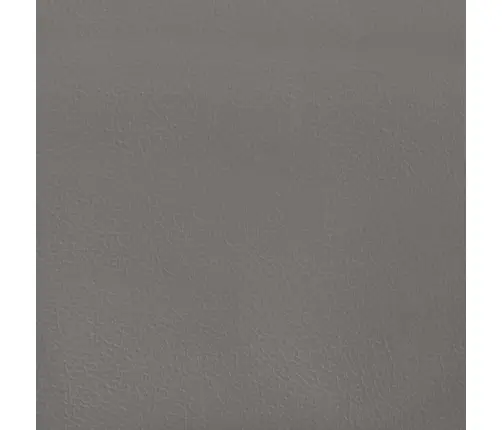 Galvgalis Ar Malām, 93X23X118/128 Cm, Pelēka Mākslīgā Āda Vidaxl