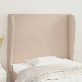 Galvgalis Ar Malām, 103X23X118/128 Cm, Kapučīno Mākslīgā Āda Vidaxl