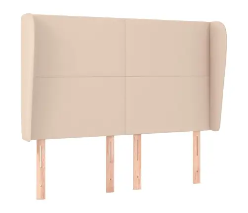 Galvgalis Ar Malām, 147X23X118/128 Cm, Kapučīno Mākslīgā Āda Vidaxl