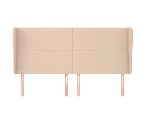 Galvgalis Ar Malām, 163X23X118/128 Cm, Kapučīno Mākslīgā Āda Vidaxl