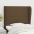 Galvgalis Ar Malām, 93X23X118/128 Cm, Tumši Brūns Audums Vidaxl