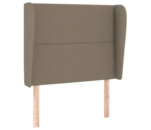 Voodipeats Servadega, Pruunikashall, 93X23X118/128 cm Kangas