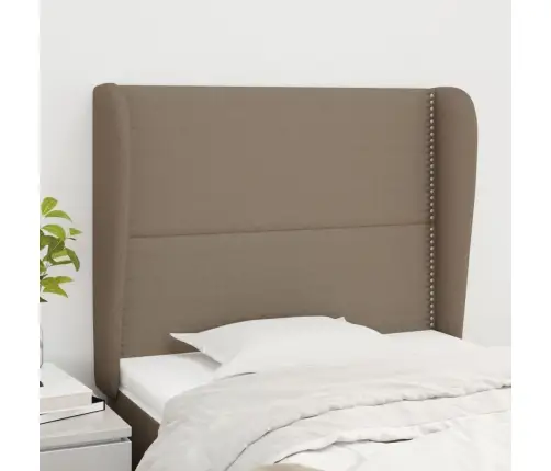 Voodipeats Servadega, Pruunikashall, 93X23X118/128 cm Kangas